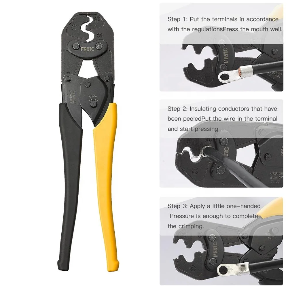 Hand Operated VSR-38D Ratchet Crimping Plier Electric Crimping Tool