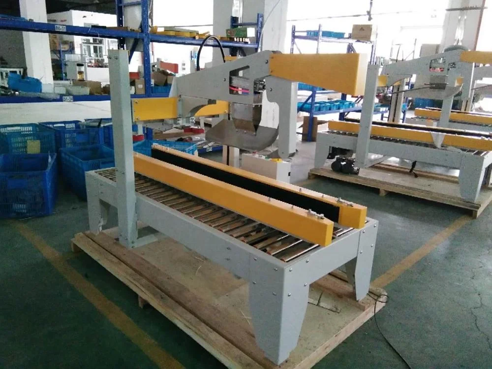 
FM-500A Factory Manufacturer Side Drive Auto Folding AdhesiveTape Carton Sealing Machine 