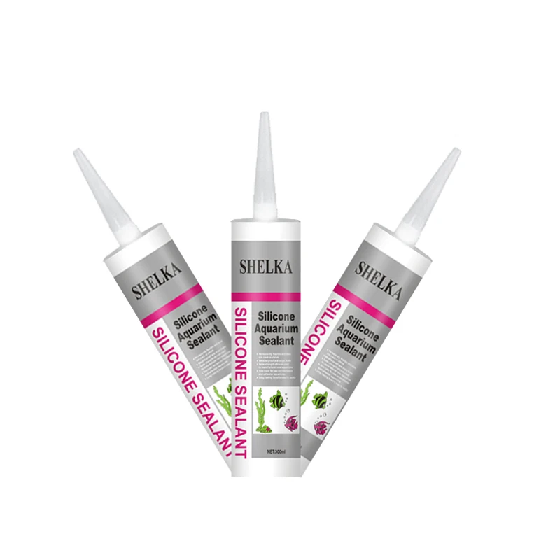 Acetic aquarium Silicone Sealant Transparent fast cure adhesives