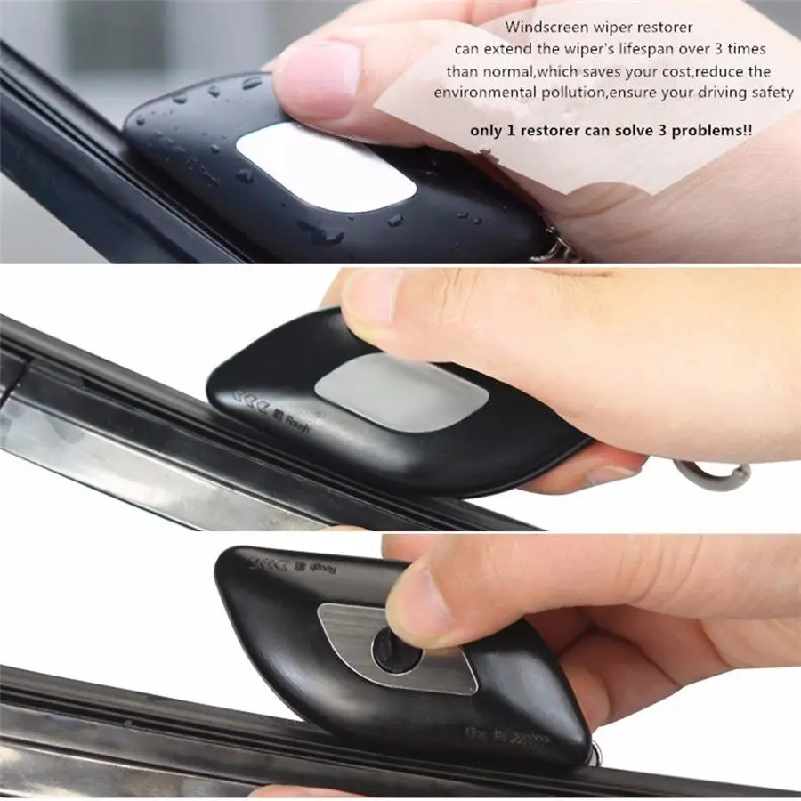 For window wipers black small windscreen wiper restorer