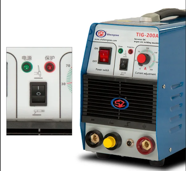 High frequency TIG200A 200P AC/DC Inverter tig welding machine argon arc welding  machine