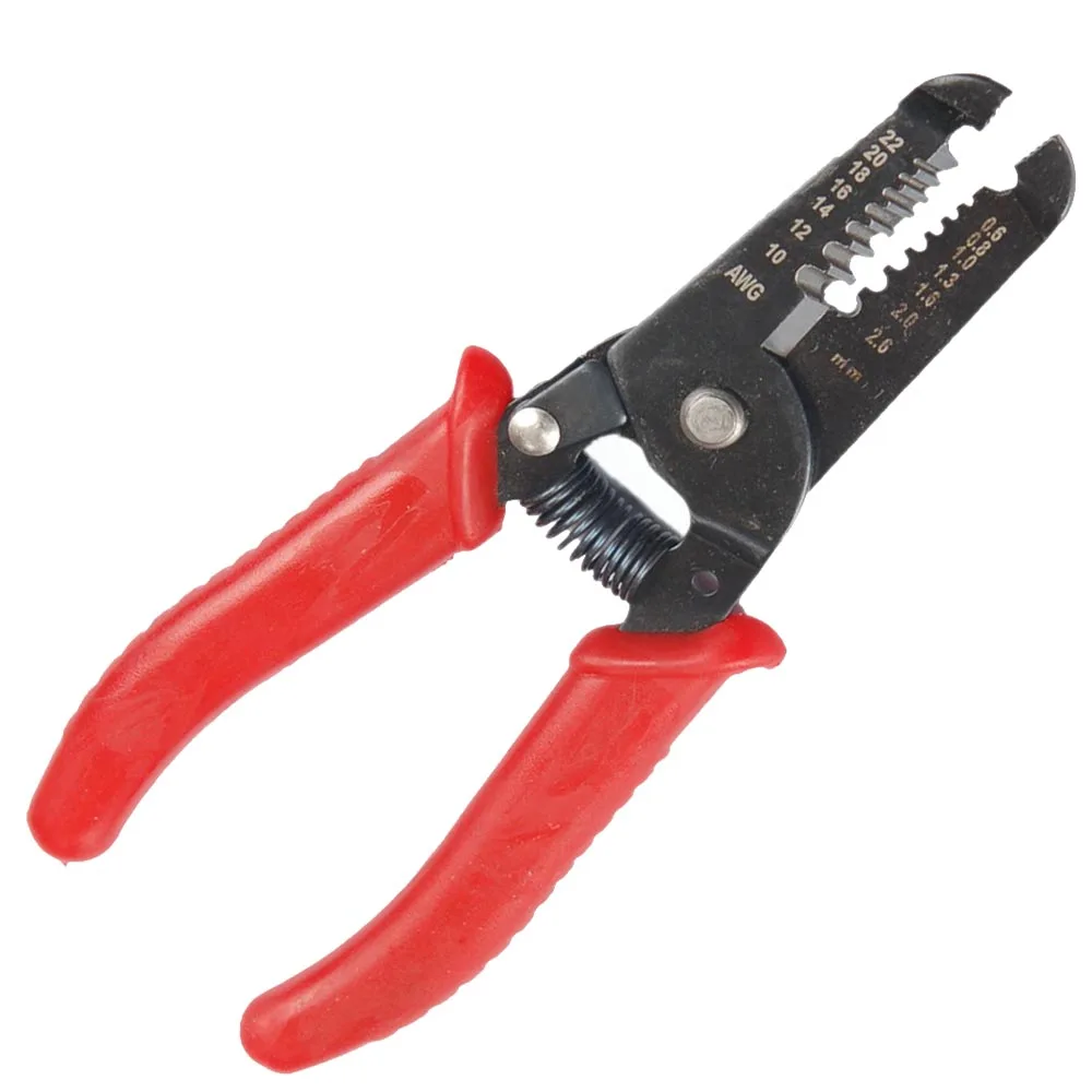 Ferrule Crimping Tool Kit 0 25 10mm2 AWG 23 7 Crimping Plier Set HSC8 6 4A Carbon Red Blue Steel Style Surface Plastic Color SIC