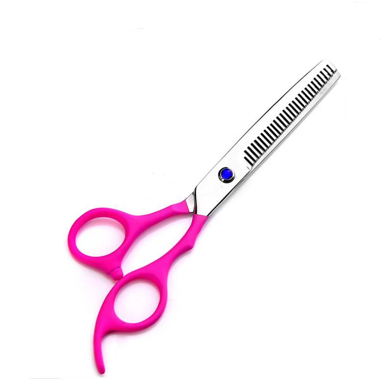 
WB200-521 Rose 6 Inches Red Beauty Salon Customized Logo Cutting Hair Scissors Barbershop Styling Tools 