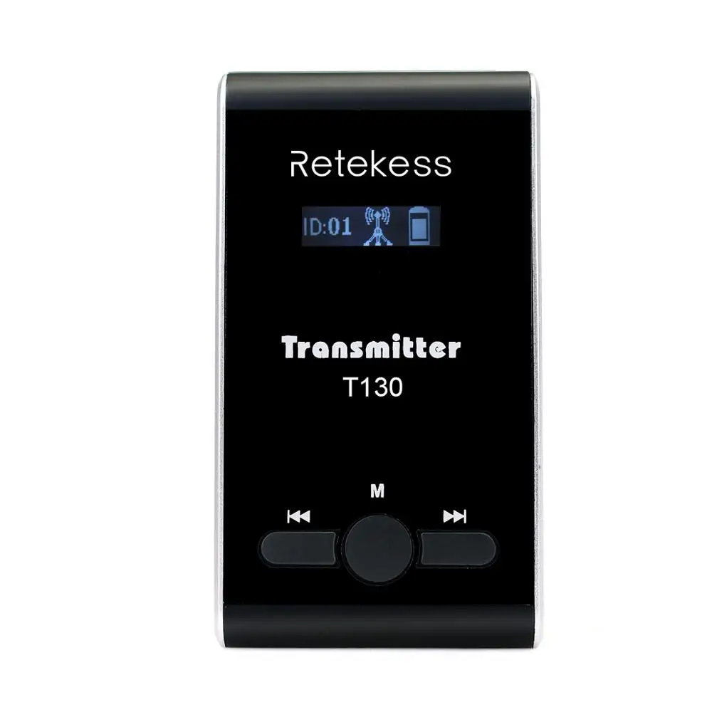Portable Wireless Transmitter for Tour Guide system Simultaneous Translation Meeting Church Retevis T130