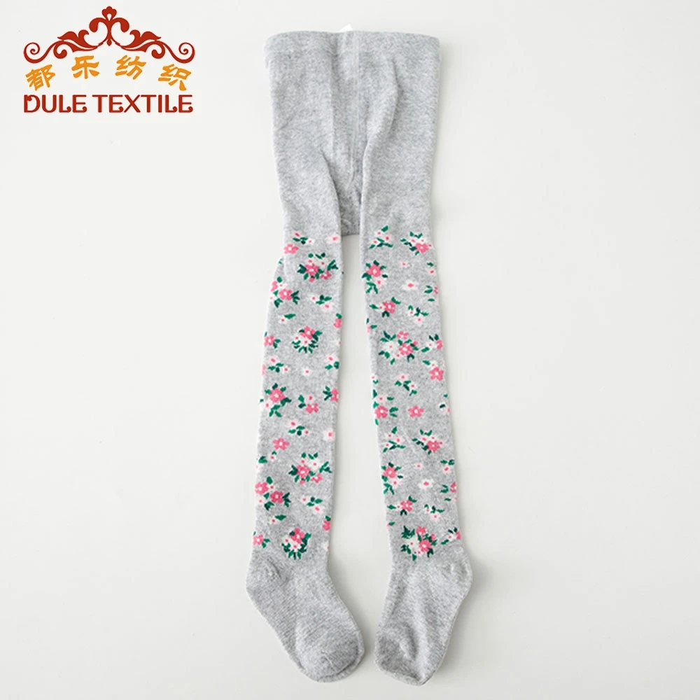 Cute stripes cartoon children new baby kids girls gray legging