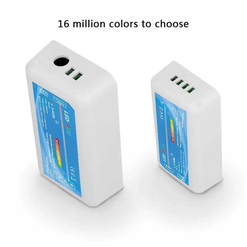  4 зоны Wi-Fi DC12V-24V Гибкая RGB + белый разные цвета радуги беспроводной пульт дистанционного управления 2 г RF Milight светодиодный