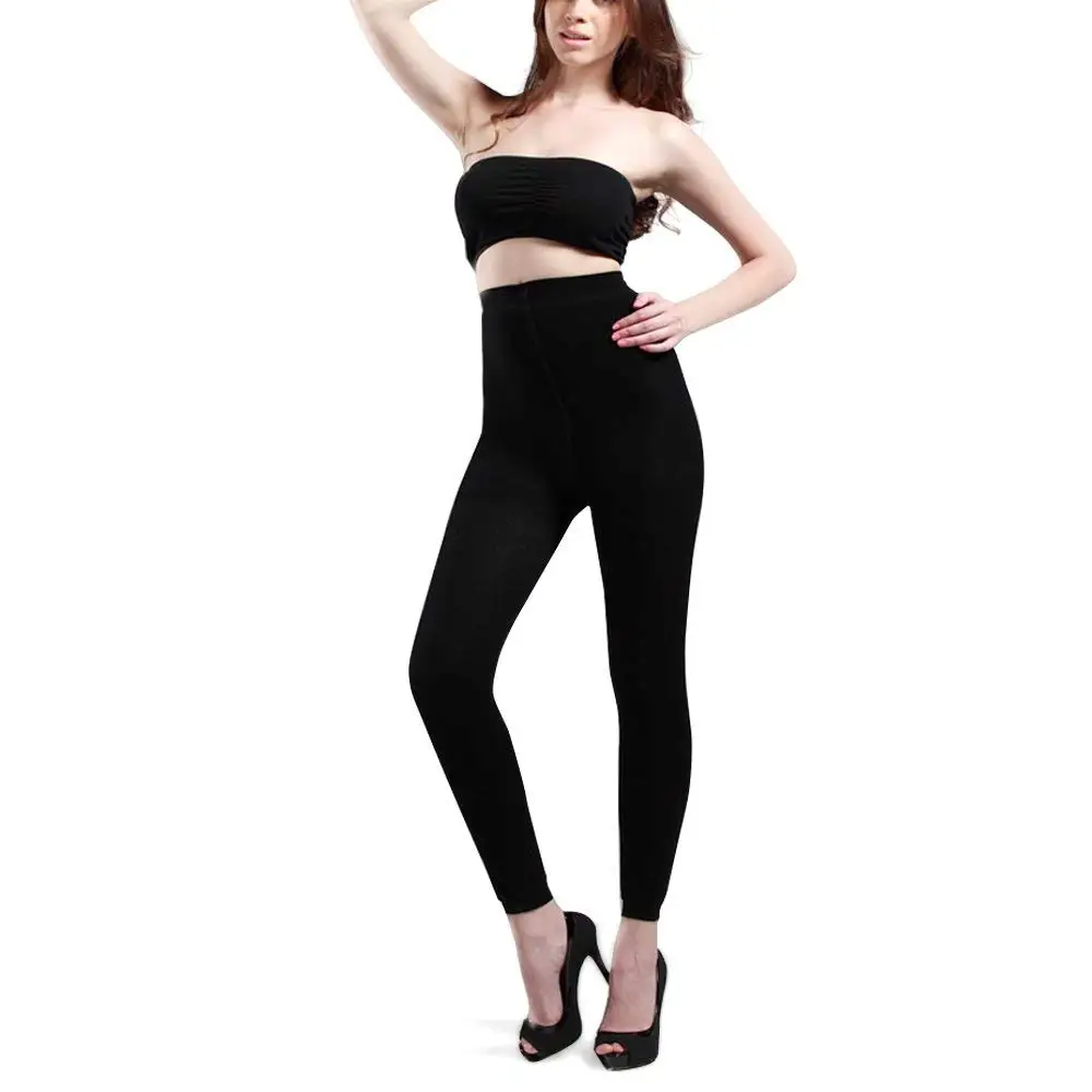 7 Pack Women High Waist Fleece Lined Leggings Ladies Seamless Ankle Leggings