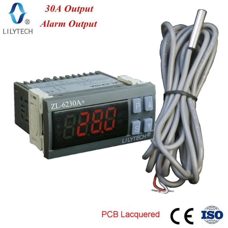 
ZL-6230A+, 30A relay, Temperature Controller, thermostat 30a, Lilytech, 30 AMP 