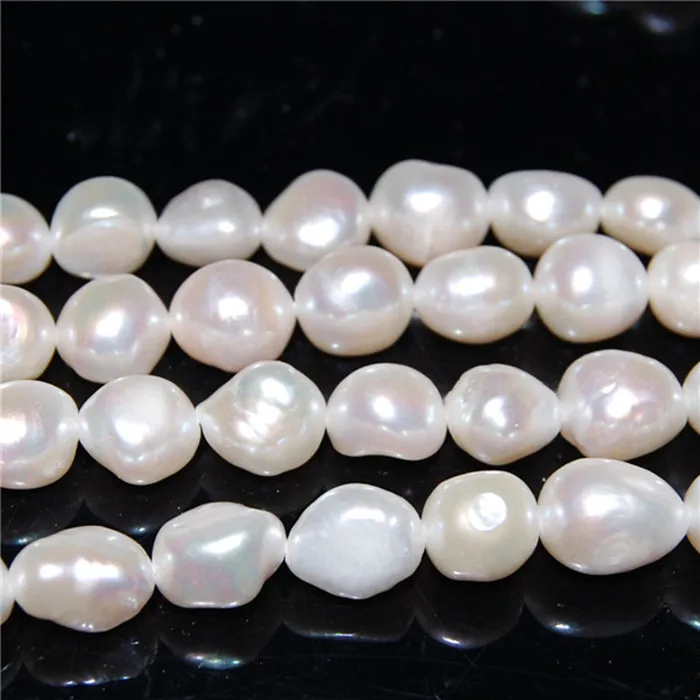 10-11mm 3A grade can make large hole drilled fresh water natural freshwater large baroque pearls