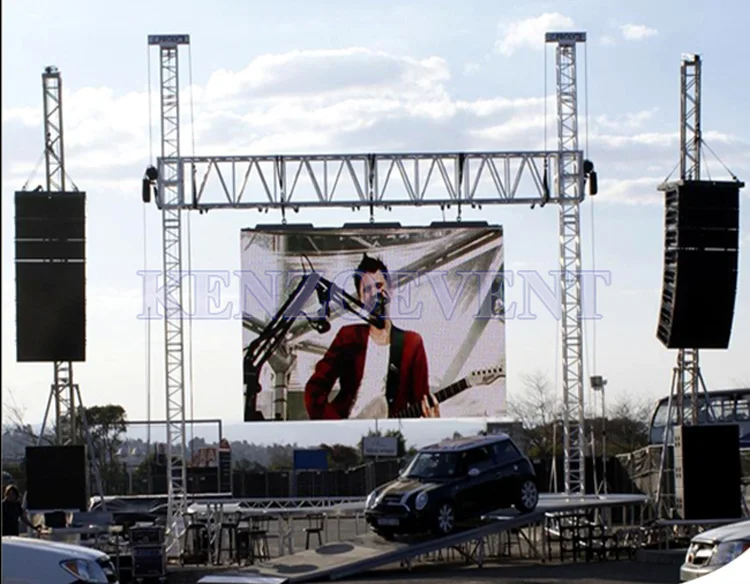 Алюминиевая СВЕТОДИОДНАЯ Лампа для видеосъемки настенным кронштейном ферменная конструкция светодиодного экрана Ферменная Конструкция