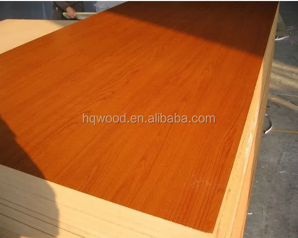 oak/beech/maple/teak veneer fancy melamine mdf sheet/ chipboard price