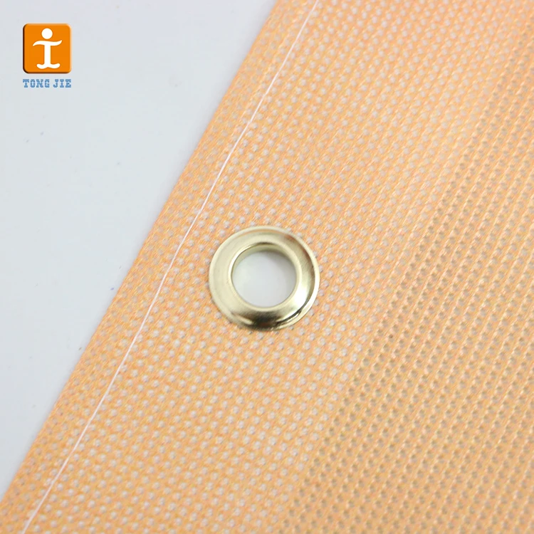 Event cheap Vinyl Mesh Fence,Weight fencing banner, vinyl coated polyester scrim mesh banner material with pvc