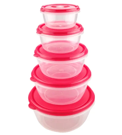 5 in 1 food storage container bpa fee food grade cereal container food container with lids for store cereal