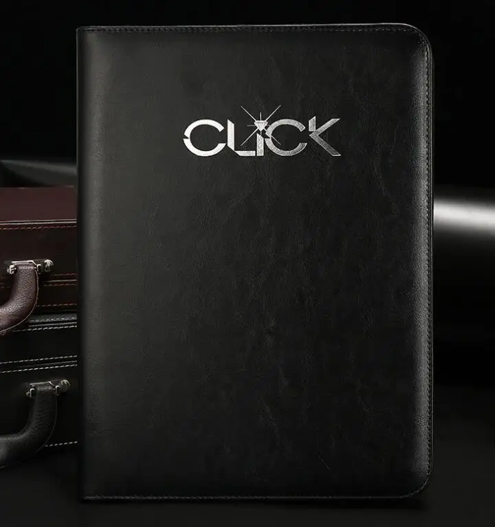 
Custom Made PU Leather A4 File Folder Luxury PU Business Conference Folders With Calculator For Business Man 