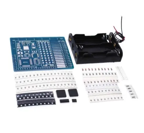 SMT SMD Component Welding Practice Board Soldering DIY Kit Resitor Diode Transistor By start Learning Electronic