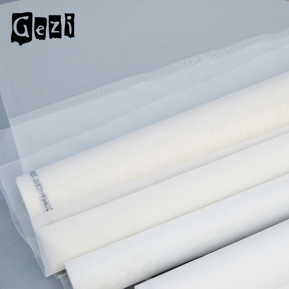 Gezi 400 микрон 500 микрон тонкого шелка экран сетчатый фильтр нейлоновая ткань