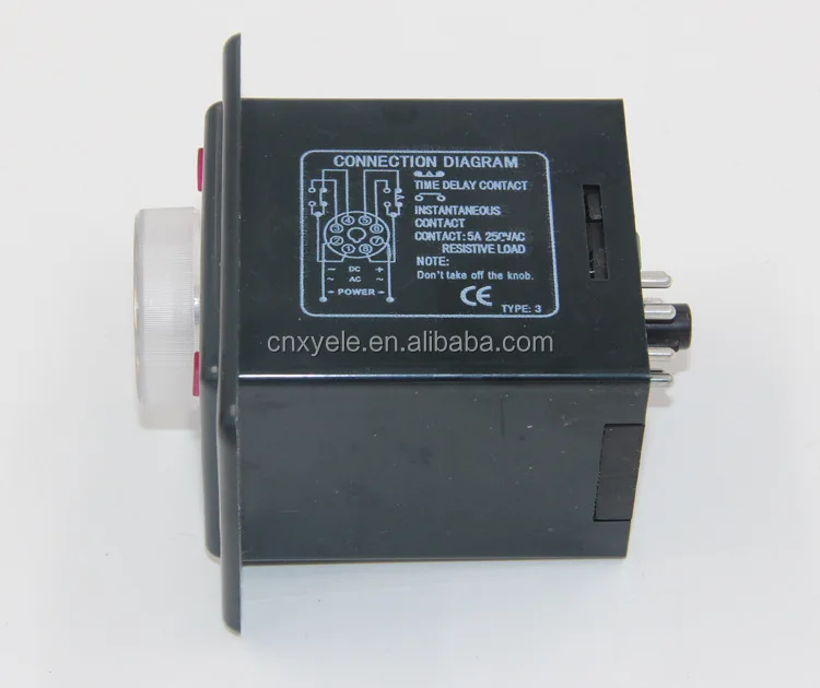 AH2-N time relay / timer (220Vac 110Vac 24Vdc 12Vdc alternative)