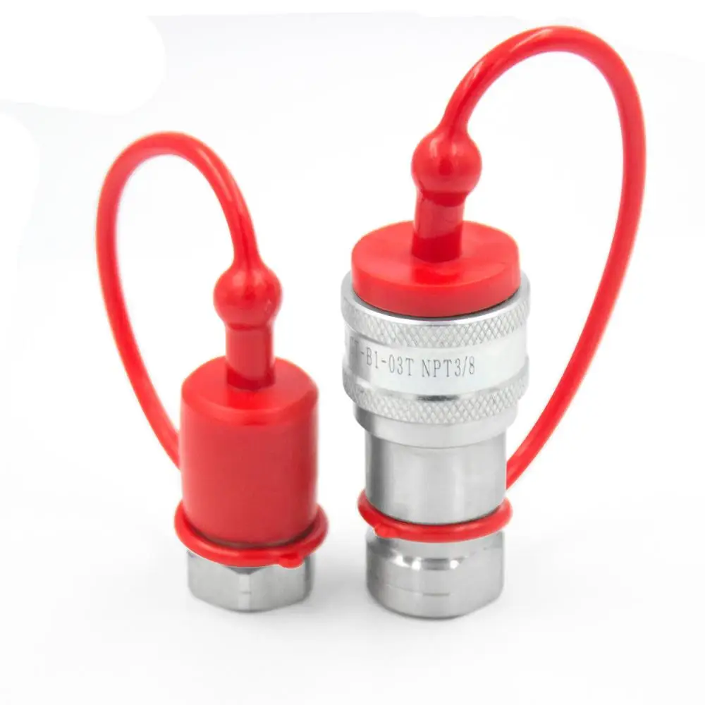 
Portable 3/8 inch NPT hydraulic car lift hose quick disconnect and connect coupling 