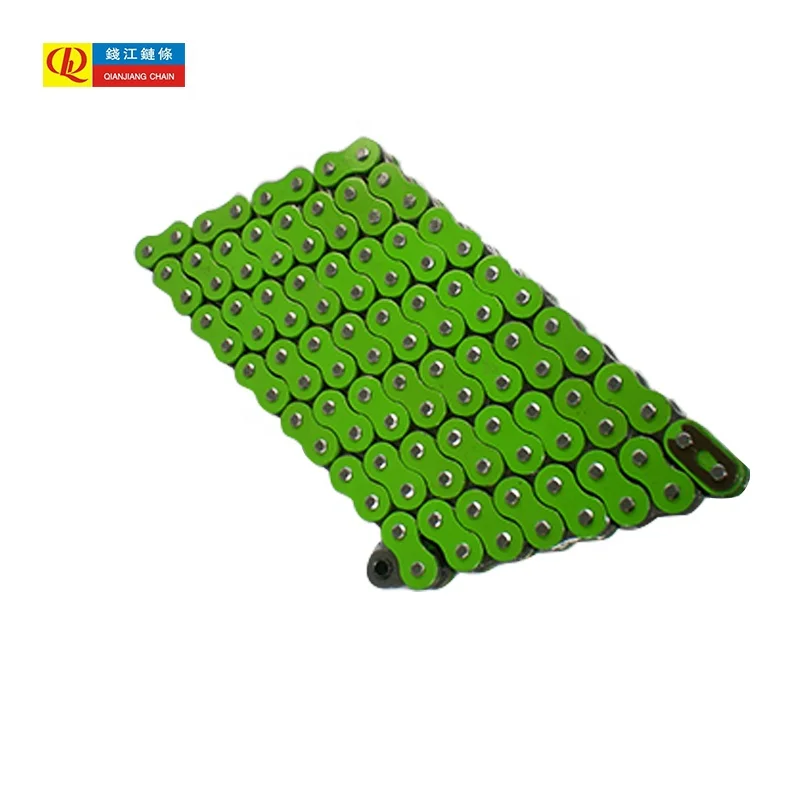 High strength 525 O-ring colored motorcycle chain 120links for racing motorcycles