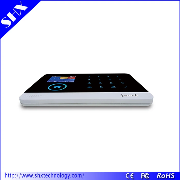 13.5 мм ТОНКИЙ цветной экран сенсорный клавиатура кнопка Питания Внешняя сирена GSM беспроводной сигнализации