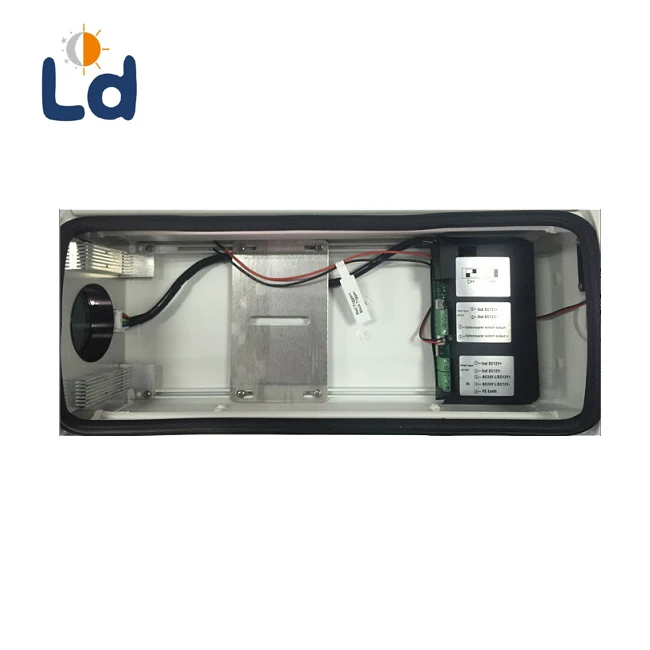IP66 Dual Voltage S-LD046 LED Strobe LPR/ANPR Aluminium CCTV Camera Housing with Infrared LED