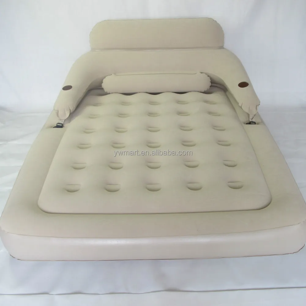 New arrival product fashion PVC flocked inflatable mattress air bed double