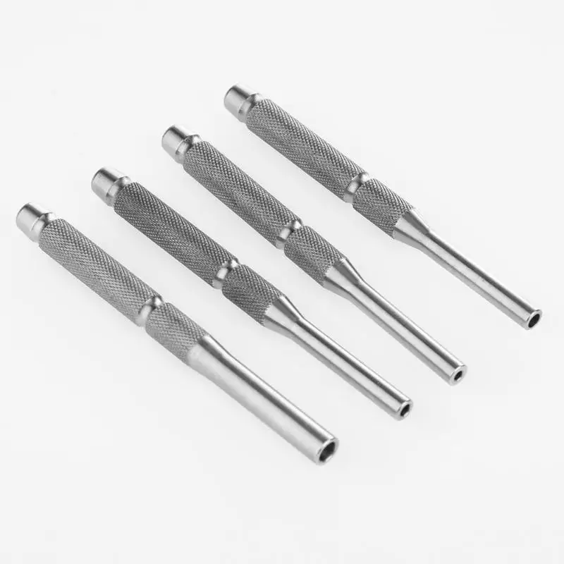 Stainless Steel Roll Pin Punch Tools Multi Size Hollow End Roll Pin Tool Starter Punch Kits Leather Punching Tools