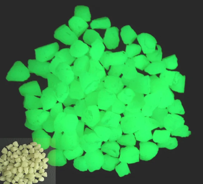 New Design Natural Glow In Dark Garden Phosphorous Luminous Stones