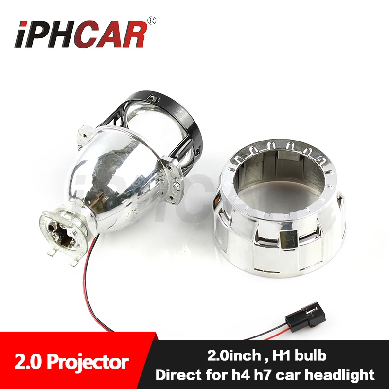 IPHCAR Hid Mini Xenon Projector 2 inch Projector H1 Auto Hid Bi Xenon Lighting