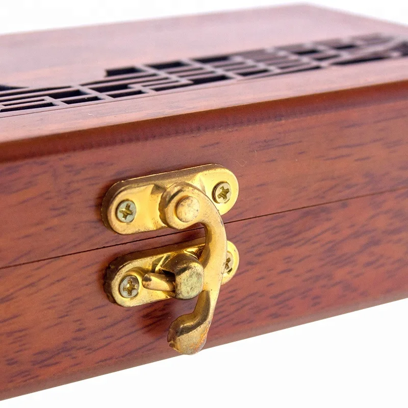 Custom Antique Carved MDF Wooden Gift Box Handmade Packaging for Jewelry Glasses Earrings Necklaces