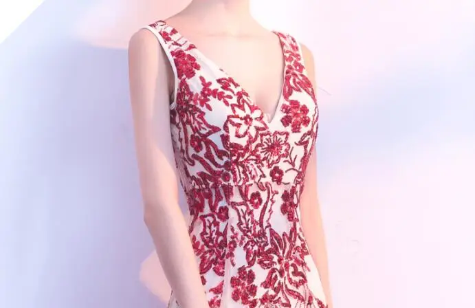 Лидер продаж в США женское платье с V-образным вырезом из Мягкого Тюля