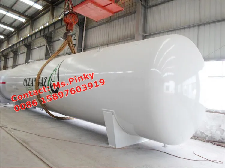 110cbm Propane Storage Tank LPG Tank and Dispenser Price