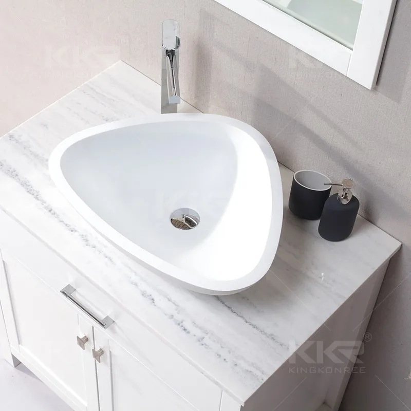 
Bathroom Countertops Vanity Tops Cabinet Vanity Washbasin Acrylic Solid Surface Hand Washbasin 