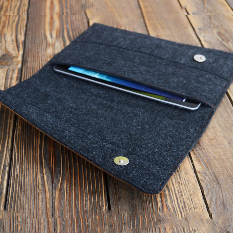 Make to order Free Sample Felt Briefcase, Christmas gift wool felt laptop bag