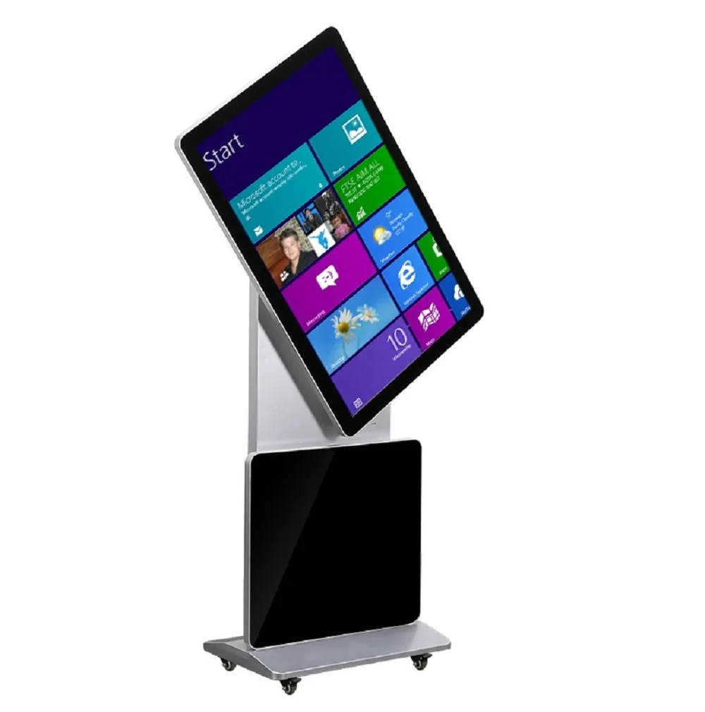 43' Vertical Rotating Digital Signage 1080P LCD Advertising Digital Signage Display