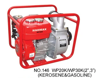 Керосиновый водяной насос WP30K WP20K, 6,5hp, 3 дюйма, 80 мм, комплект, керосиновый бензиновый водяной насос