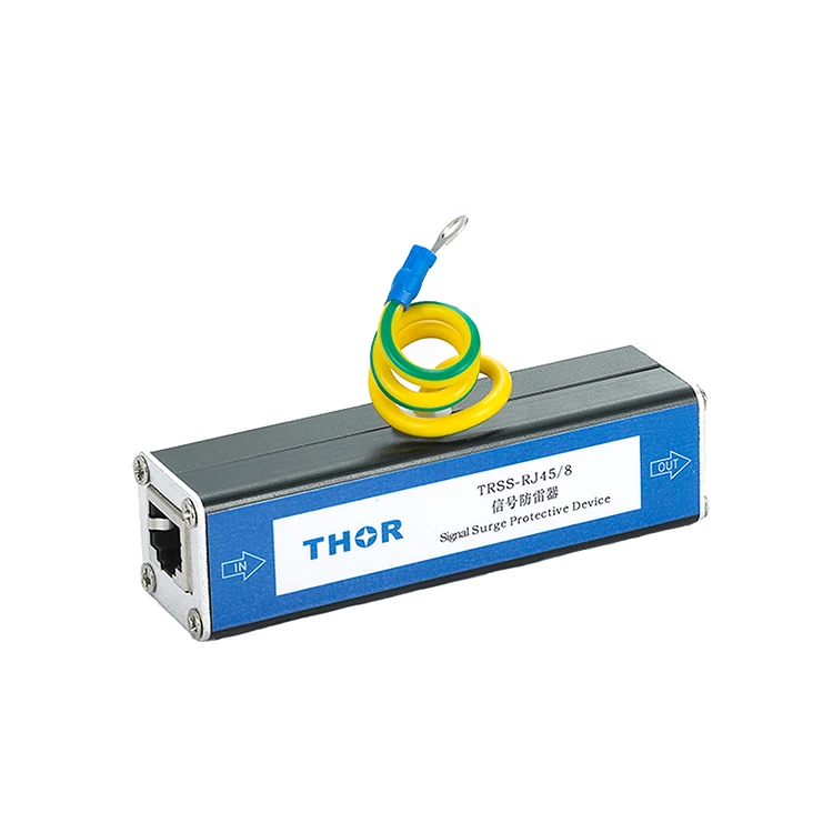 POE lightning protector 100/1000M Network surge arrester surge protector rj45