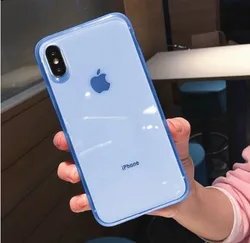 Crystal Clear Transparent Anti-shock Frame Bumper Phone Case For iPhone XS Max  XR X Soft TPU Protection Back Cover