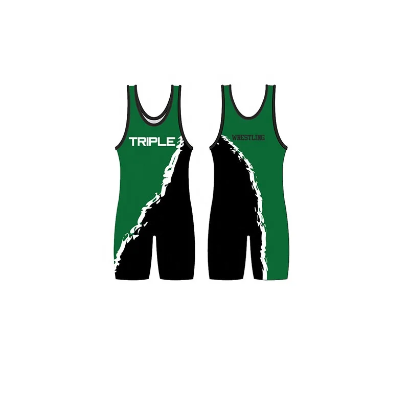 2019 Professional OEM design sublimated Wrestling singlet/colourful Wrestling suit/3D printed wrestling singlet made in China