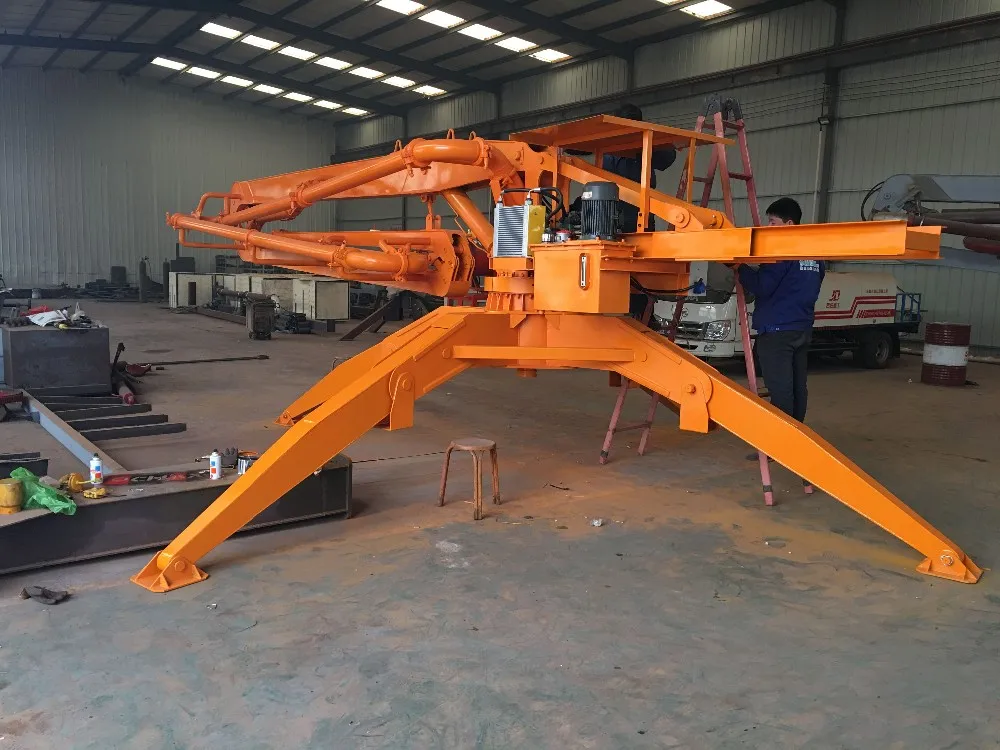 Factory 2020 Hot sale Mobile Hydraulic  HGY series 18M Concrete Dispenser mobile Concrete lattice tower Electrical placing boom