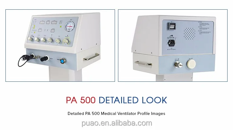 Top-selling Multifunctional Medical Product Trolley Ventilator PA-500