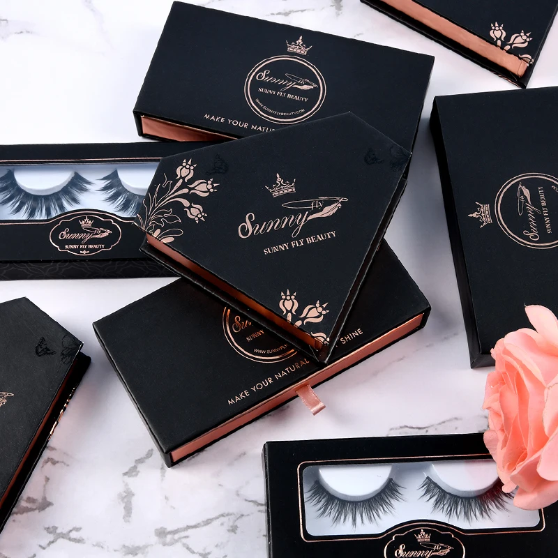 
Wholesale private label custom acrylic lash package box for eye lashes 
