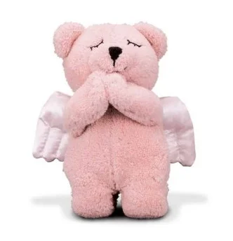 Stuffed Prayer angel sleeping bear for baby