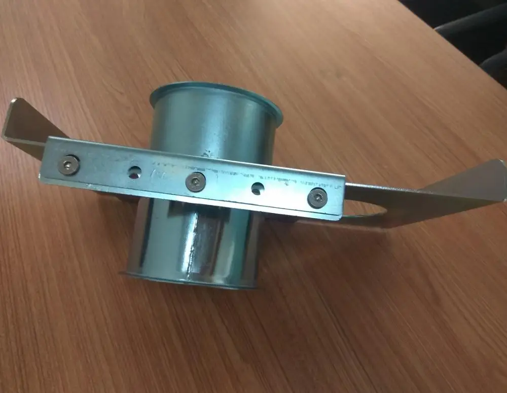 Sliding damper for high-vacuum pipes