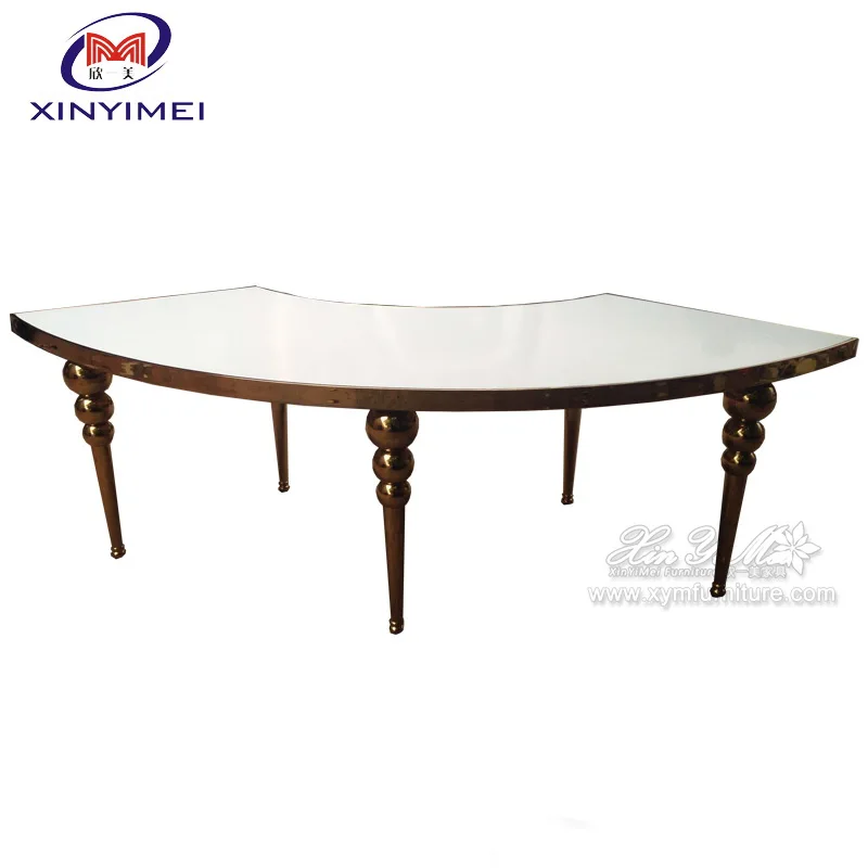 Wedding Dining Table Luxury Home Furniture Rose Gold MDF Top and Stainless Steel Modern Frame Extendable 5pcs More Than 5 Years
