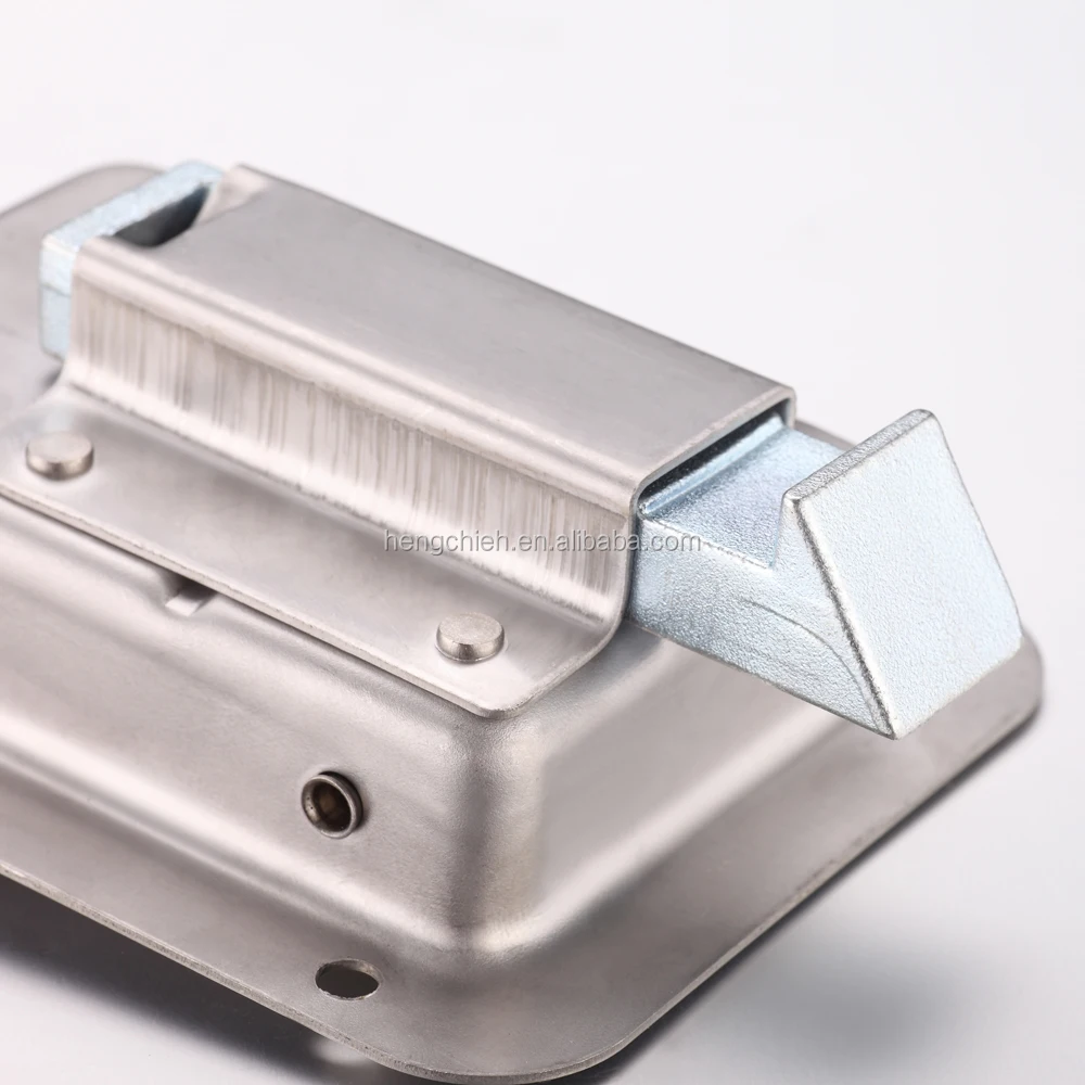 MS858A Silver Mirror-polished 304 Stainless Steel or Steel Special Vehicle/Truck Toolbox Panel Paddle Locks