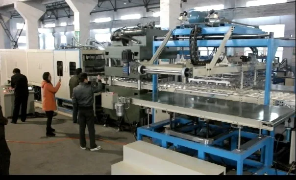 Автоматическая Механическая ручная машина FUSHI для производства пищевых контейнеров из пенополистирола