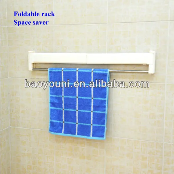 byn ванной из нержавеющей стали вешалка для полотенец складывая вешалка для полотенец настенное крепление вешалка для