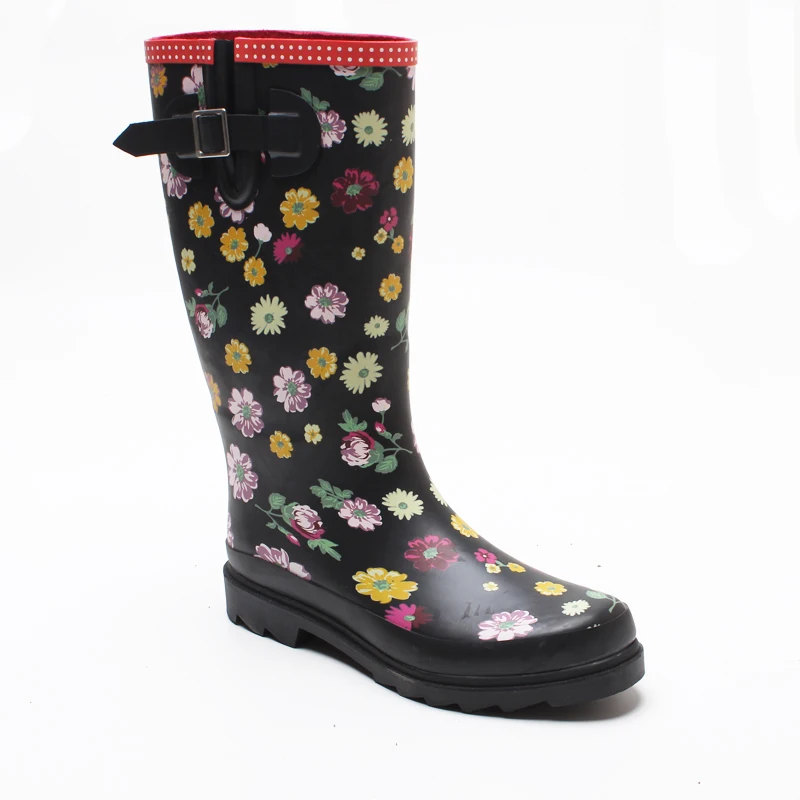 Cheap Price Adult Animal Cartoon Fashion  Ladies Rain Boots For Women