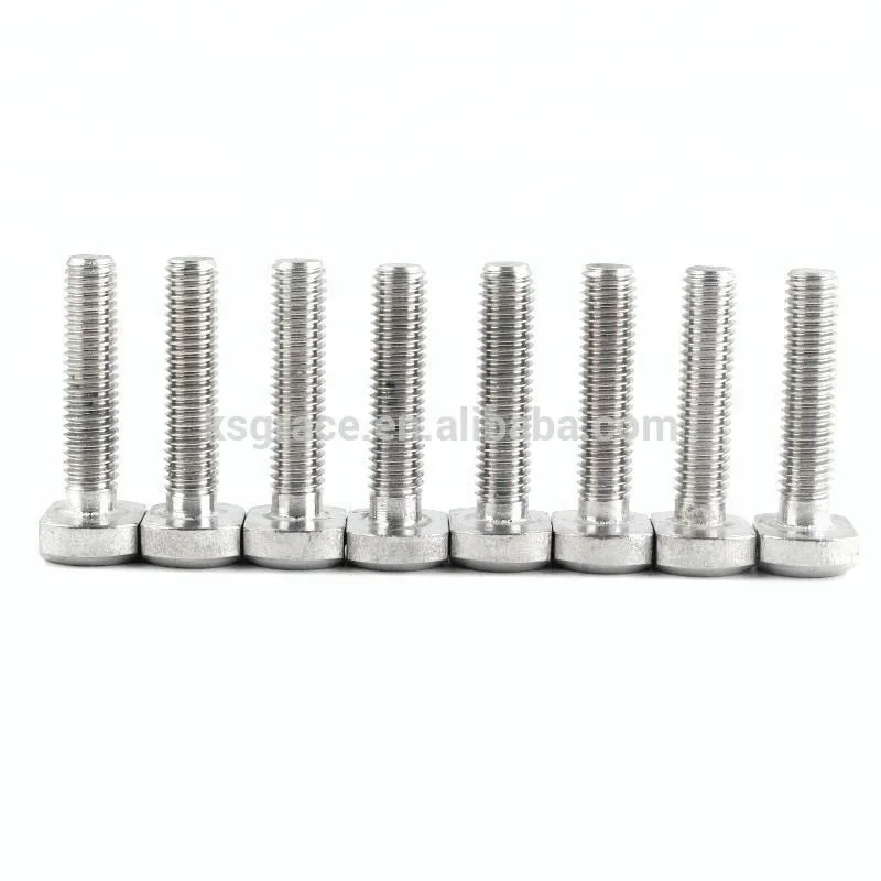 DIN 25192 T Type Bolt  T-slot T-Head Bolts (Hammer Head Bolts) For Railway Vehicles